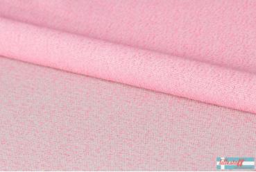 RESTSTÜCK 1,10m !!! - Bio Jacquard - Dotties - grau/pink - Lillestoff